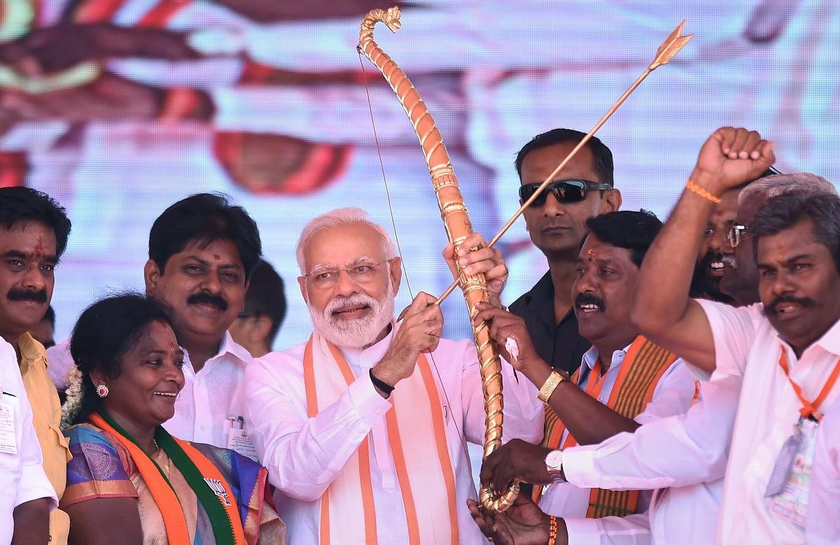 Tamil people have expressed anti-Modi sentiments in cyberspace and  on the ground. (PTI Photo)