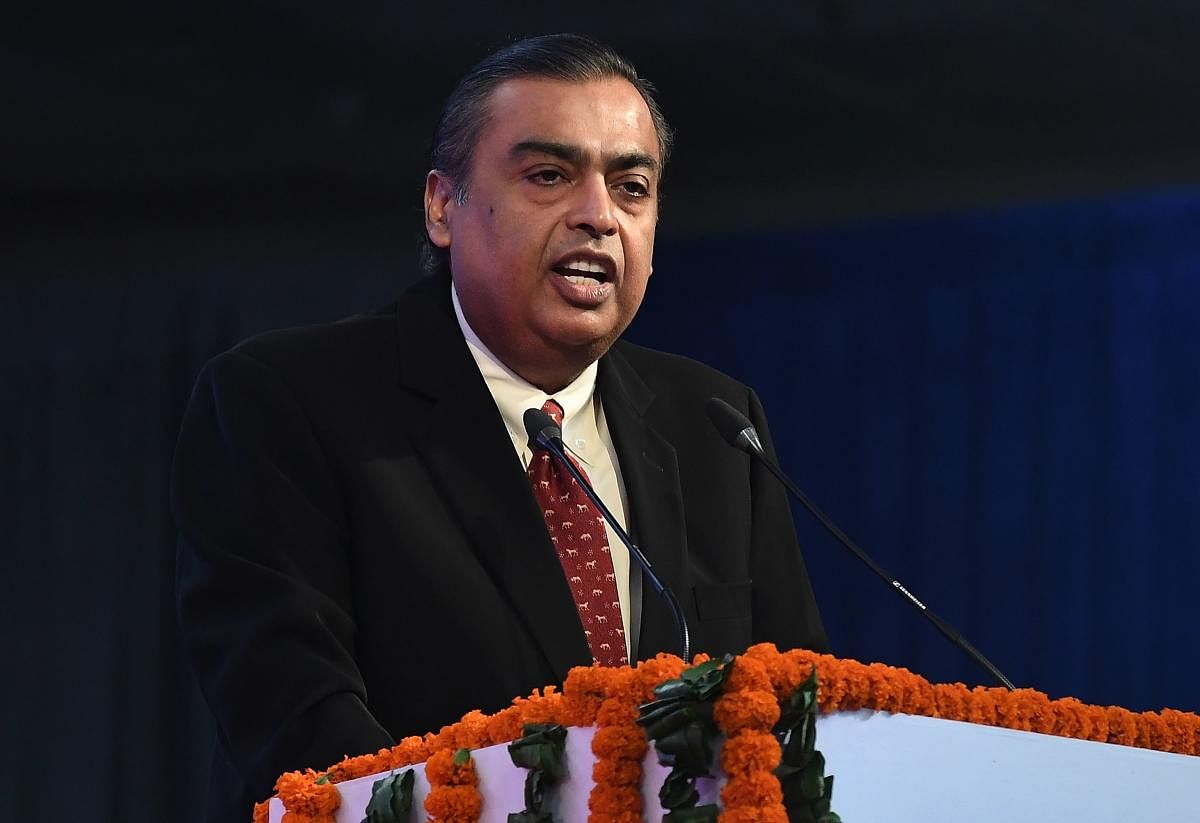 Mukesh Ambani, chairman of Reliance Industries (AFP Photo)