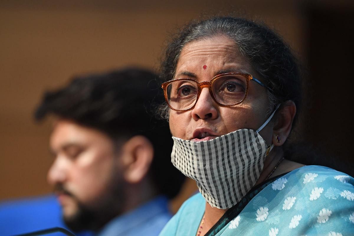 Finance Minister Nirmala Sitharaman (AFP Photo)