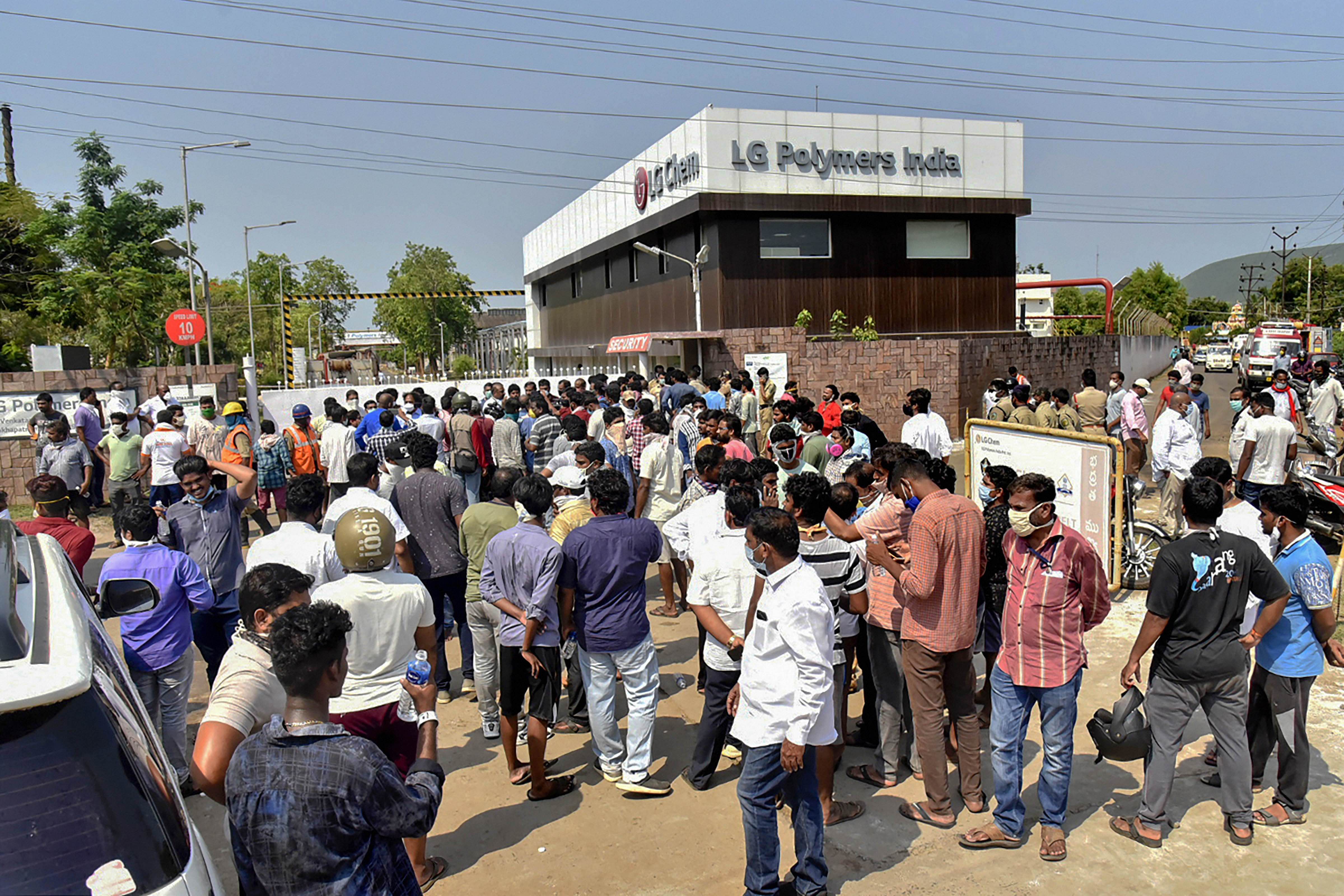 Gas leaked from the chemical plant in Visakhapatnam in the early hours of Thursday and quickly spread to villages in a five-kilometre radius. (Credit: PTI Photo)