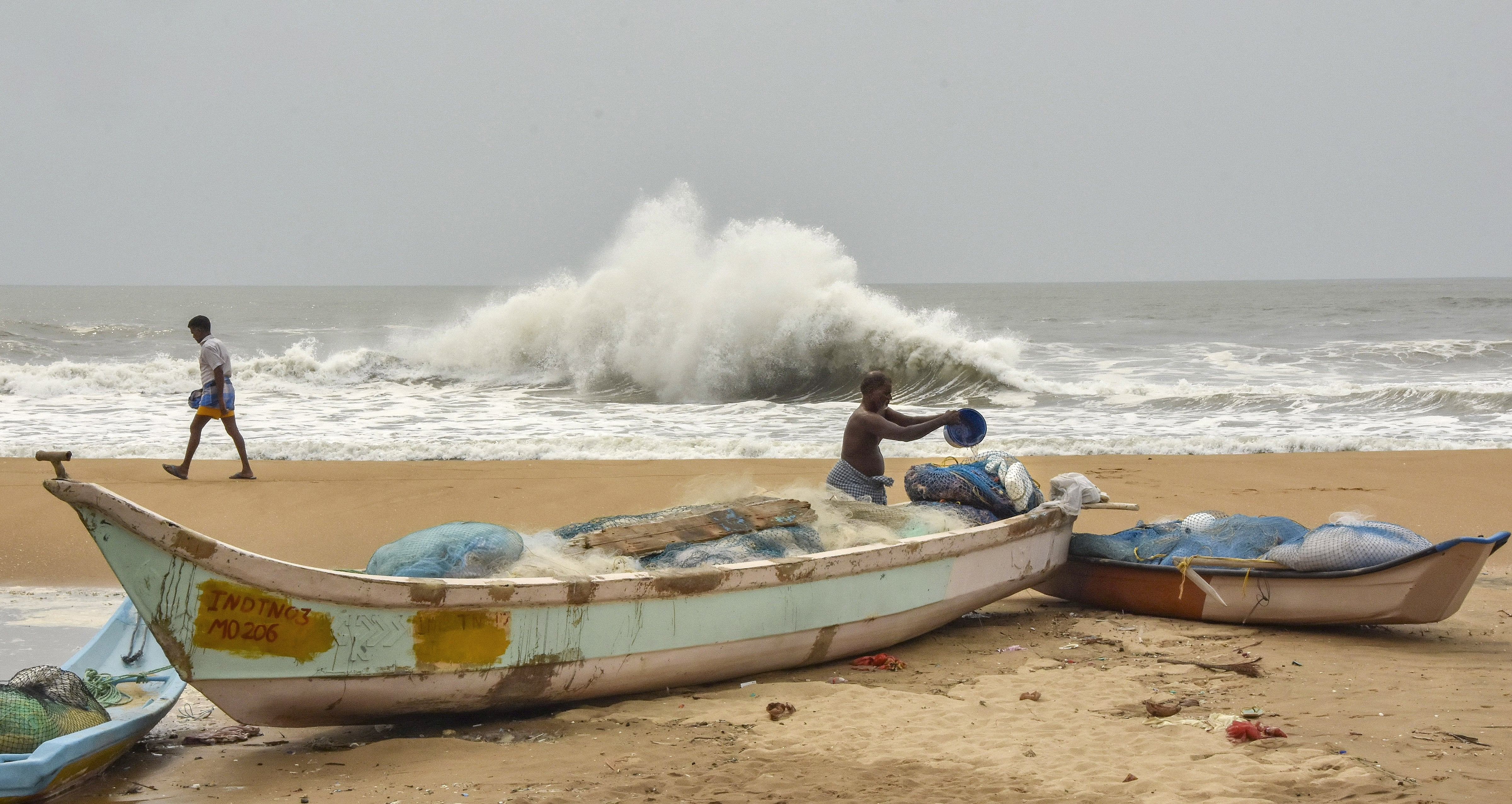 This has raised the likelihood of heavy rains and high-velocity winds in coastal Odisha and the state government has initiated the process of evacuating people. (Credit: PTI Photo)