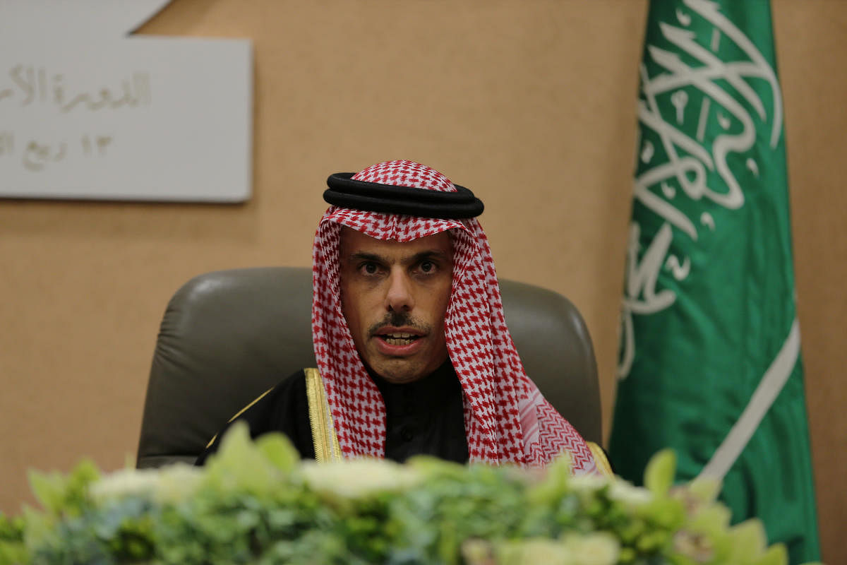 Saudi Arabia’s Foreign Minister Prince Faisal bin Farhan al-Faisal. (Reuters photo)