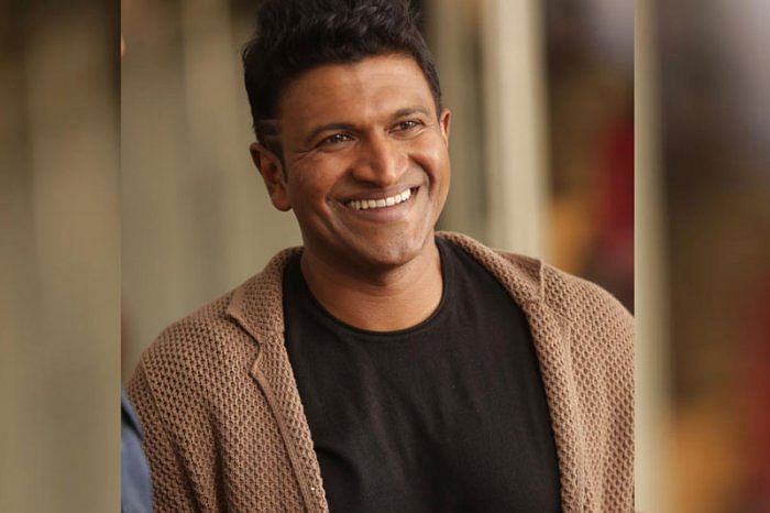 Puneeth Rajkumar is Dr Rajkumar's son. (Credit: DH file photo)