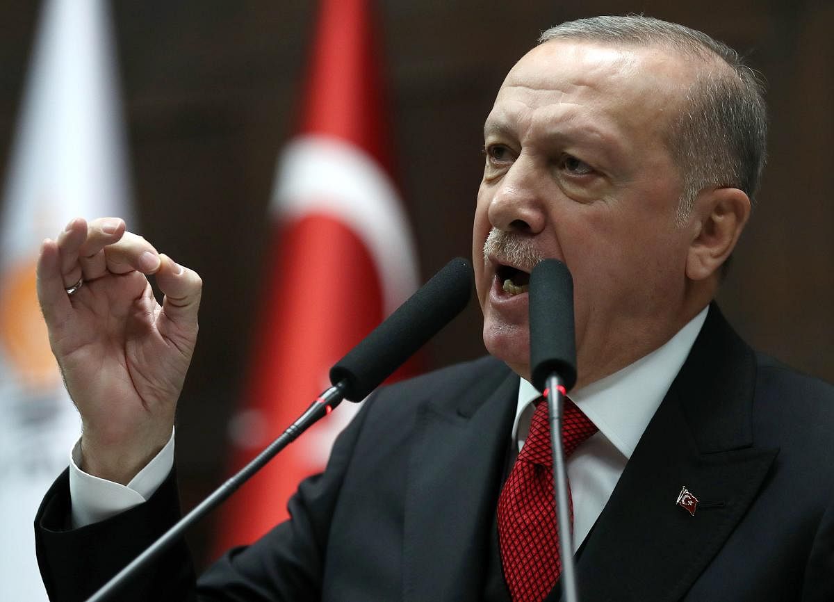 Turkish President Recep Tayyip Erdogan. (AFP Photo)