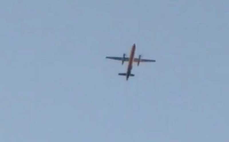 The Q400 was stolen by a lone suicidal male who took it to do stunts and crashed on Kreton Island not long after. Reuters