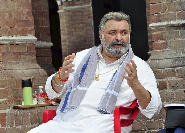 In this May 06, 2018 photo, Bollywood actor Rishi Kapoor during a shoot at Nabha Haveli in Patiala. Kapoor lost his battle with cancer and died at a hospital in Mumbai on Thursday, April 30, 2020. (PTI Photo)
