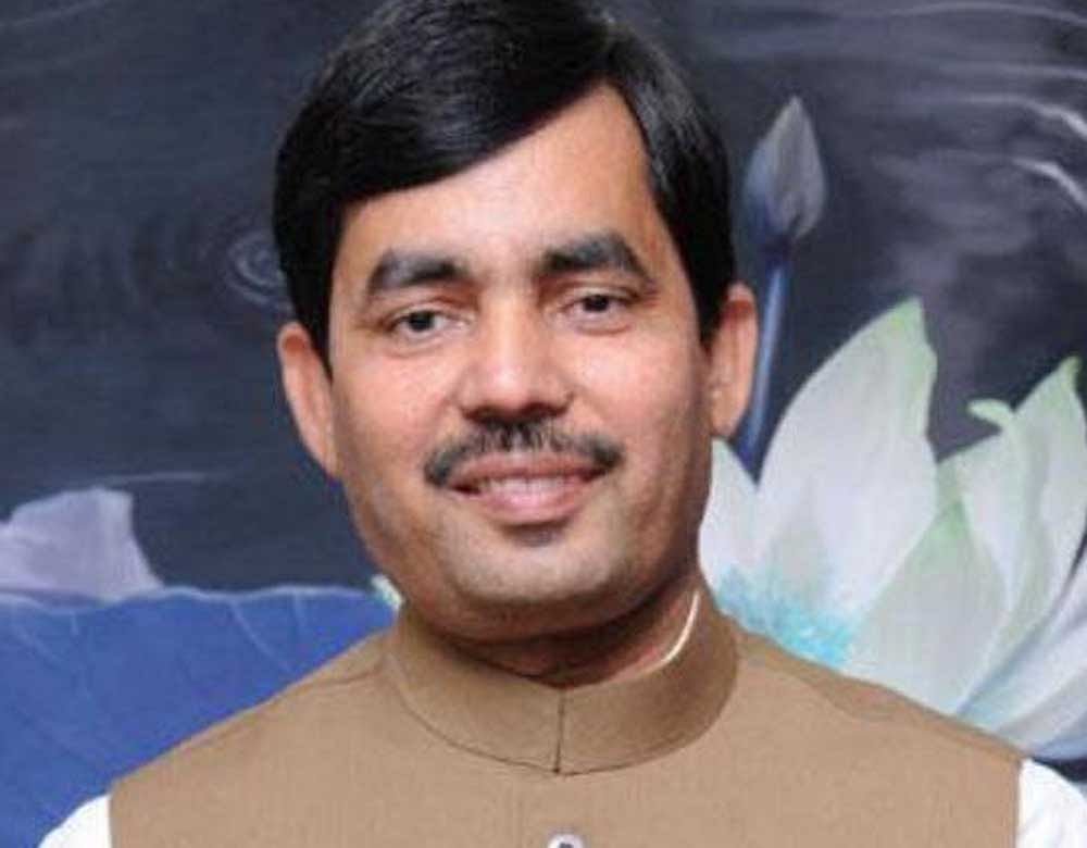 BJP leader and former Union Minister Shahnawaz Hussain. (PTI File Photo)