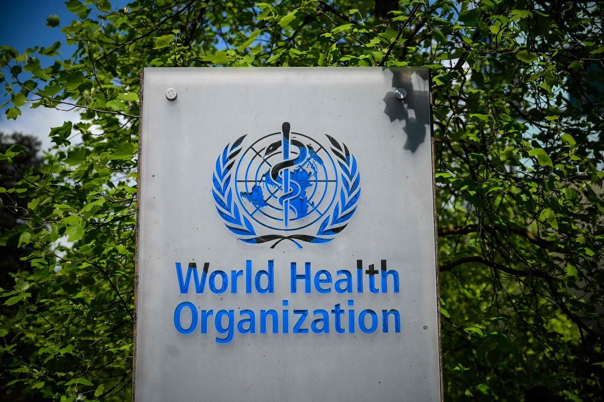 World Health Organization logo (AFP Photo)