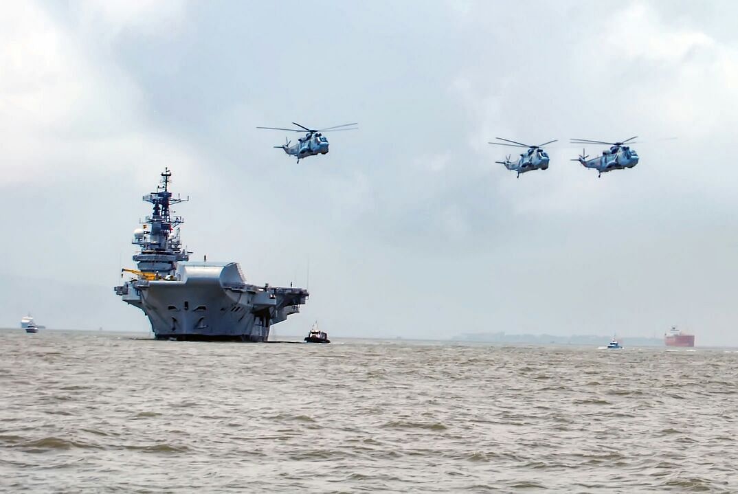 Decommissioned aircraft carrier INS Viraat. (DH photo)
