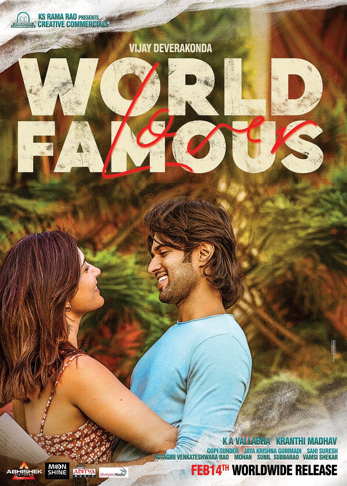 World Famous Lover second day box office collection. (Twitter/@TheDeverakonda)