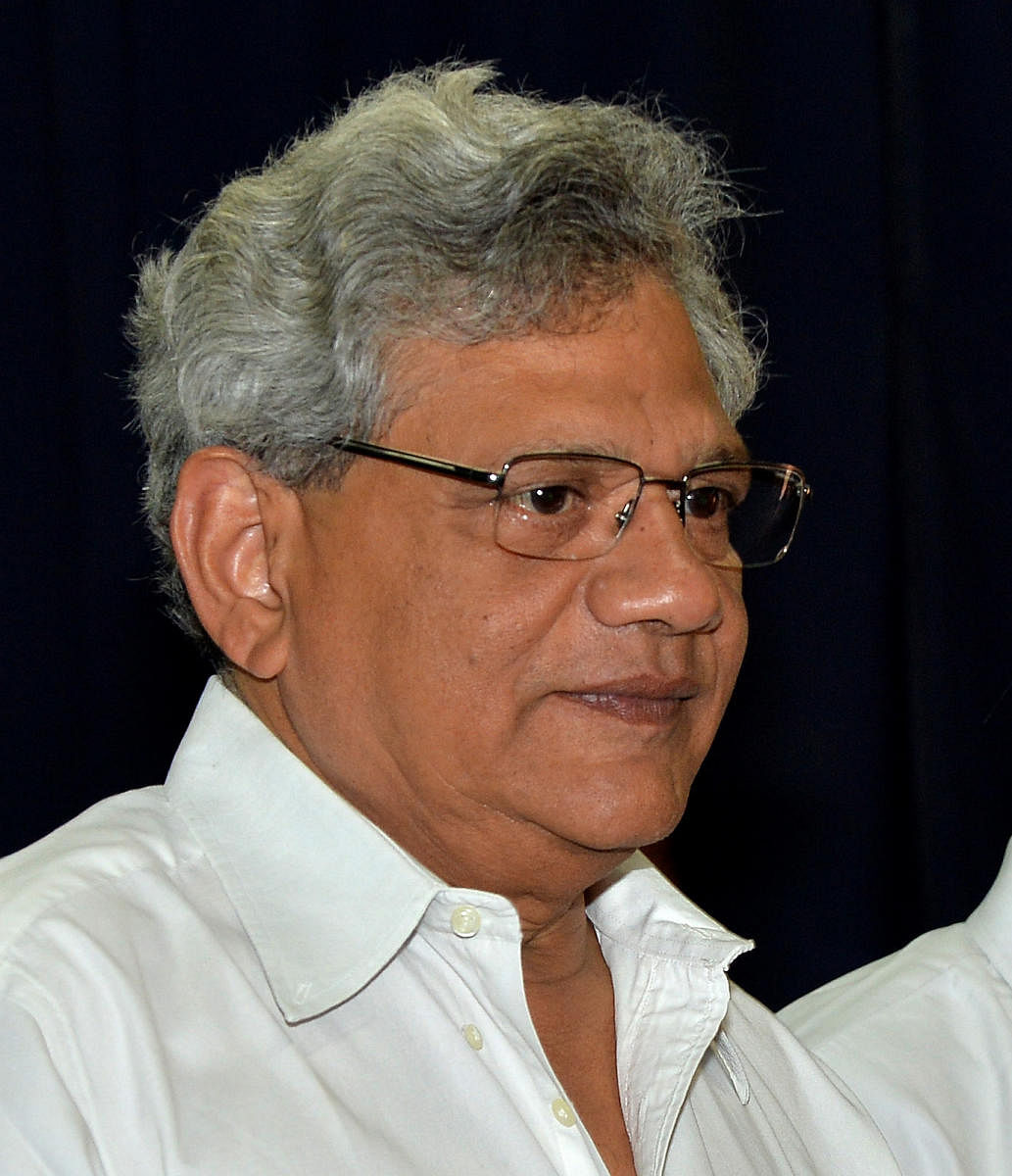 CPI(M) National Leader Sitaram Yechury. (DH Photo/ Anand Bakshi)