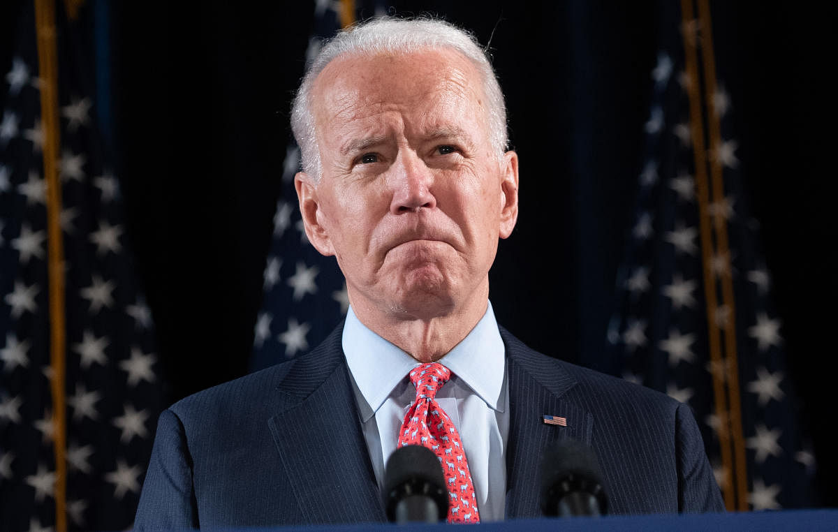 Former US Vice President and Democratic presidential hopeful Joe Biden. Credit: AFP File Photo
