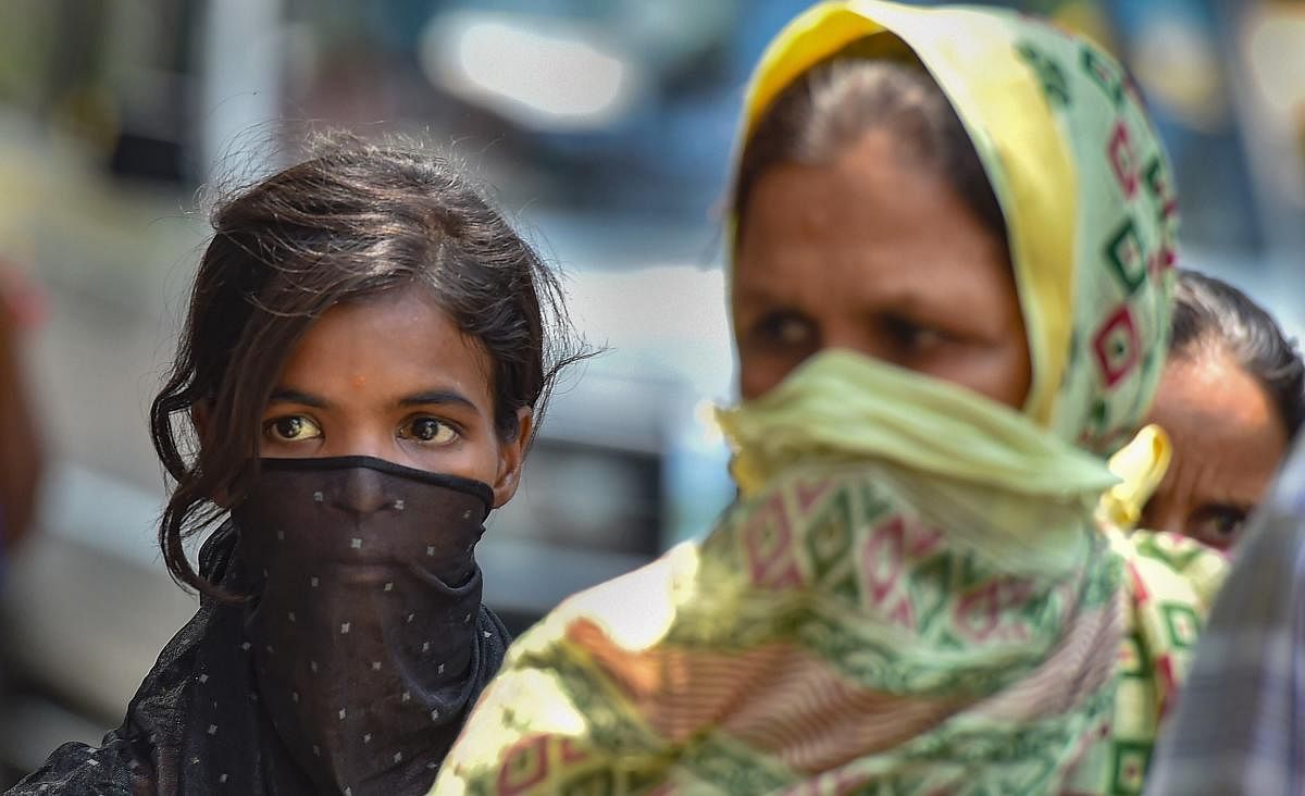 People cover face anid COVID-19 pandemic (PTI Photo)