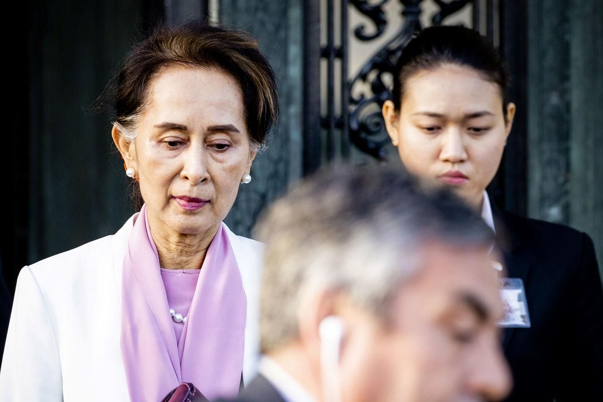 Myanmar's State Counsellor Aung San Suu Kyi (AFP Photo)