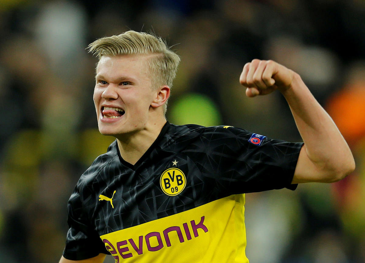 Borussia Dortmund's Erling Braut Haaland (Reuters)