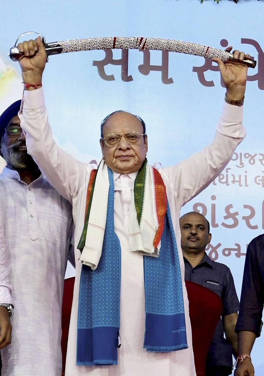 Shankarsinh Vaghela, popularly known as Bapu in the state politics, has been at the forefront of two major political parties, the ruling Bharatiya Janata Party and the Opposition Congress. PTI file photo