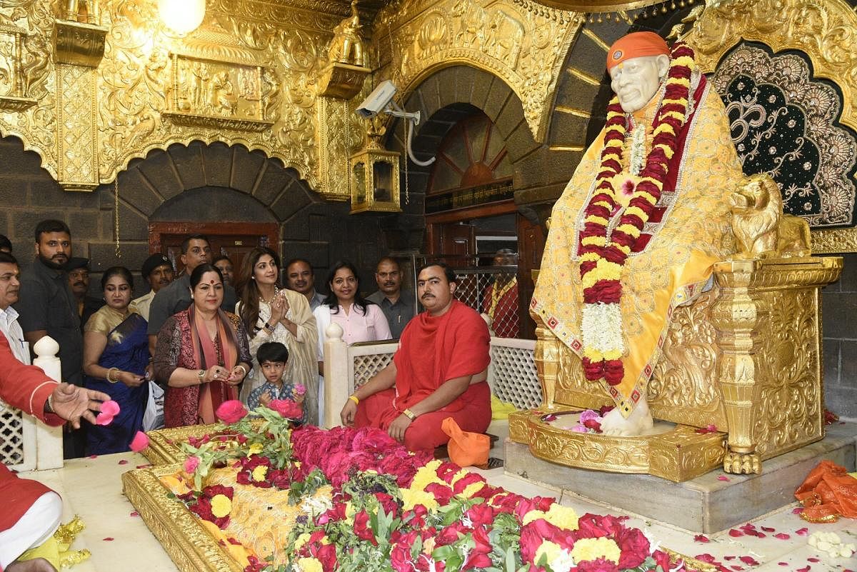 Sai Baba temple in Shirdi. (DH Photo)