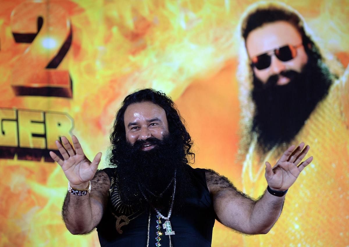 Devotees owing allegiance to Dera Sacha Sauda chief Gurmeet Ram Rahim Singh are posting over a thousand letters a day for the past few days ahead of his birthday and Raksha Bandhan. AFP file photo