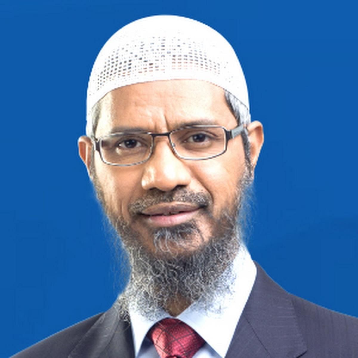 Zakir Naik has been facing charges against him in India for inciting extremism by his speeches and alleged money laundering, since 2016. (DH photo)