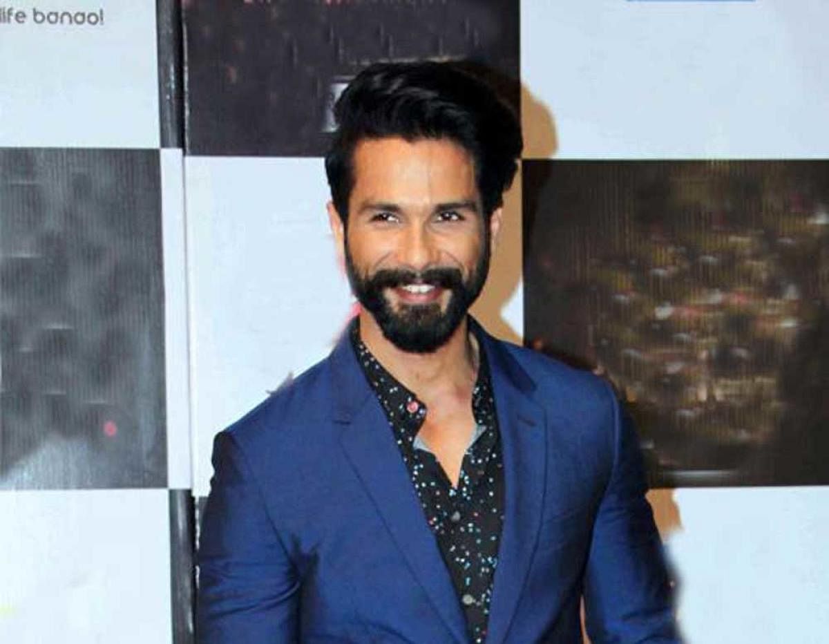 Shahid says it is important for an actor to be "selfish" if they want to excel. (File Photo)