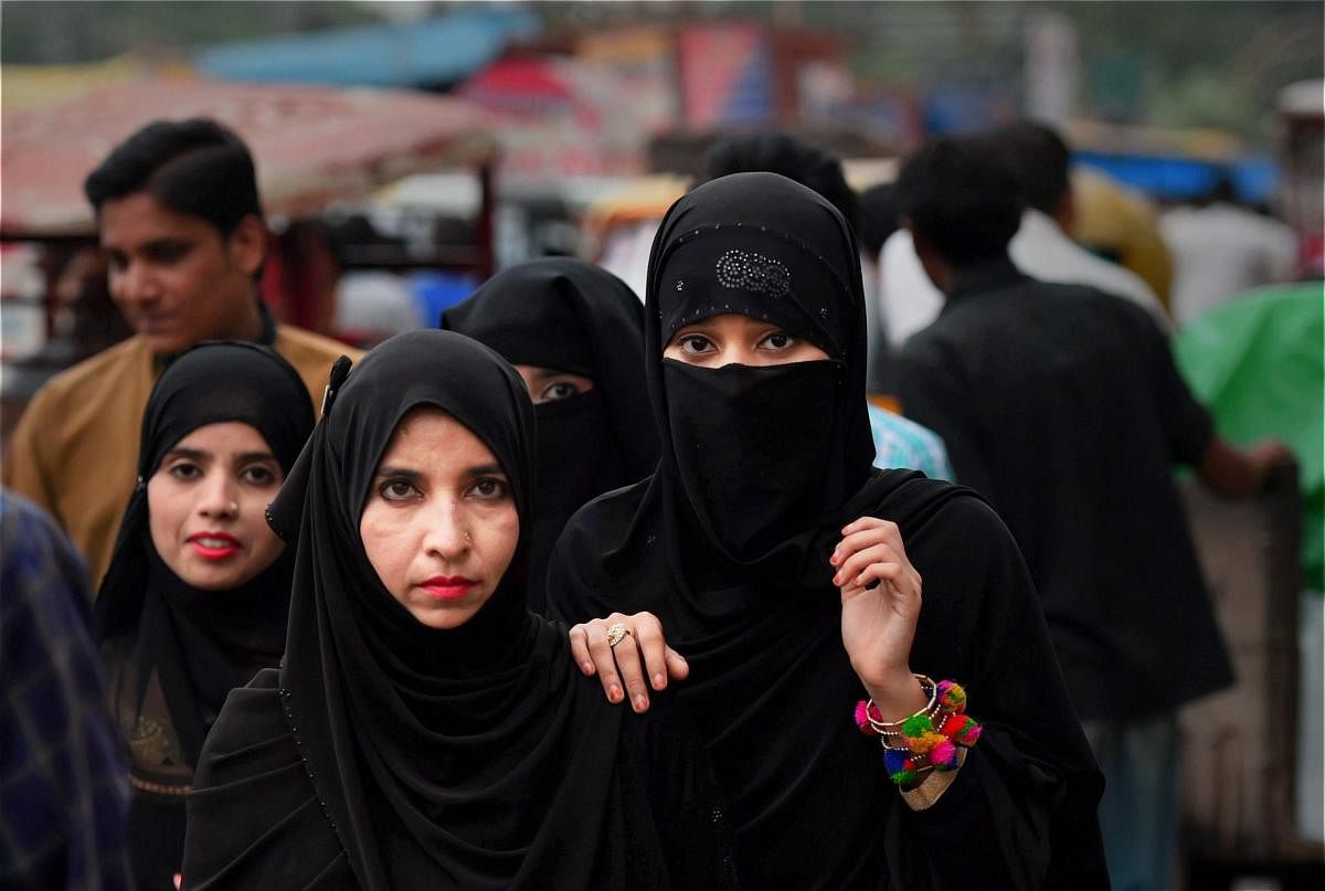 Under the Muslim Women (Protection of Rights on Marriage) Bill, 2019, divorcing through instant triple talaq will be illegal, void and would attract a jail term of three years for the husband. (PTI File Photo)