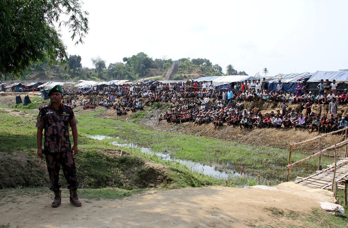 Some 700,000 Rohingya Muslims fled Buddhist-majority Myanmar to Bangladesh after the military launched a brutal crackdown on insurgents in August that the US and the UN have called ethnic cleansing.