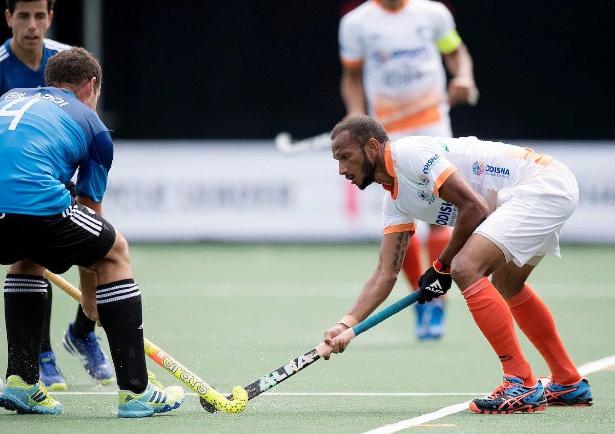 India will take on world champions Australia in their next round-robin match on June 27. Image courtesy Hockey India/Twitter
