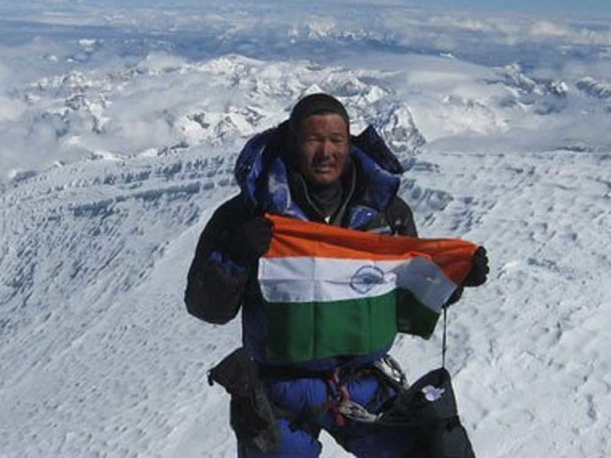 Eight-time Mount Everest climber Pemba Sherpa, image courtesy Twitter