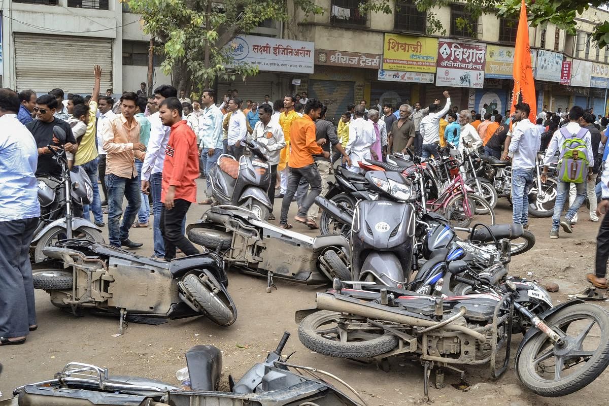 Protesters halted buses and other vehicles on roads in Latur, Jalna, Solapur and Buldhana districts, officials said. (PTI file photo)