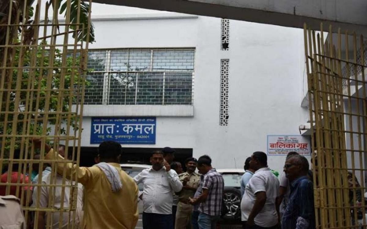 The office building of 'Pratah Kamal', a Hindi daily founded in 1982 by Brajesh Thakur's father Radha Mohan Thakur, at Muzaffarpur in Bihar. (Photo: Mohan Prasad)