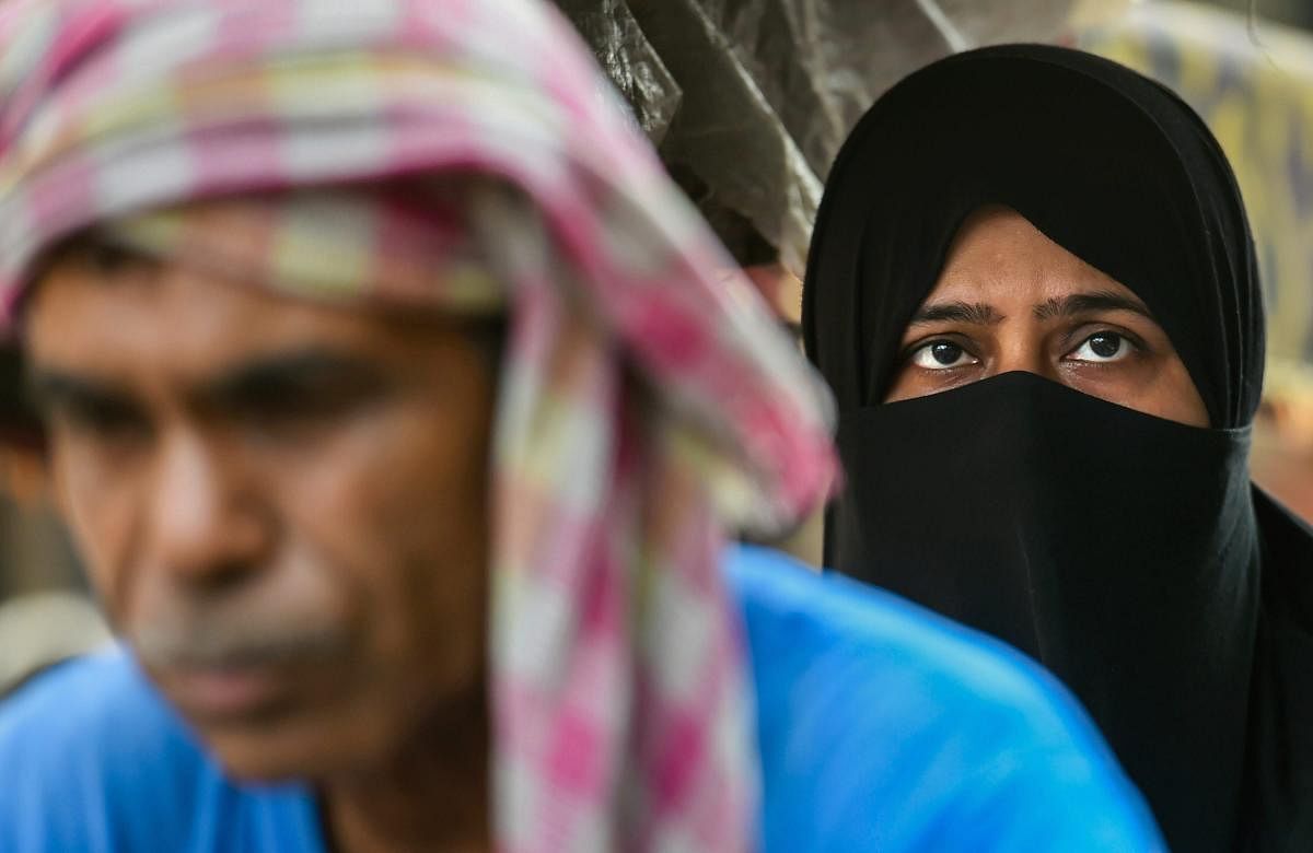 A 34-year-old woman approached the police after her husband sent a "talaqnama" on a Rs 100 stamp paper in Indore in Madhya Pradesh, an official said on Saturday. (PTI Photo)