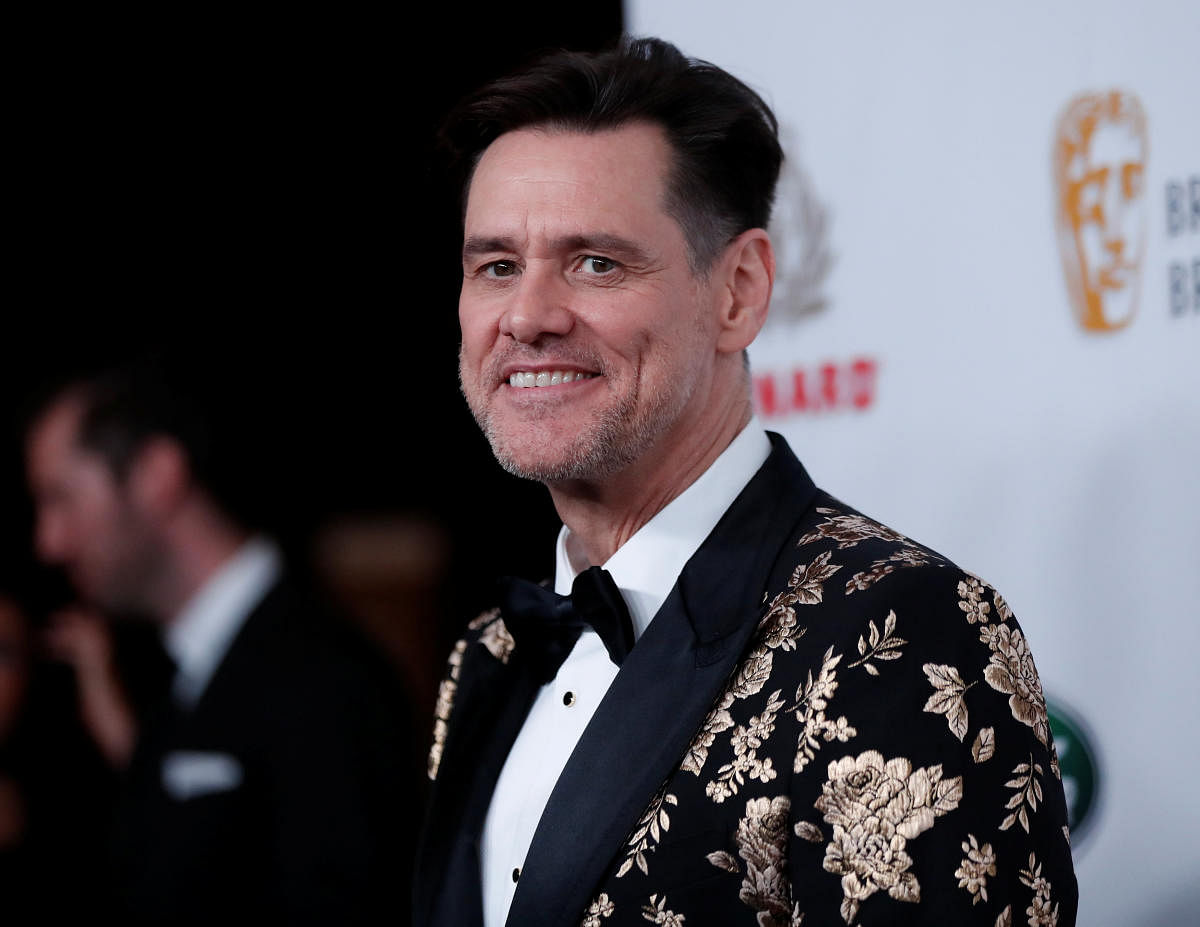 2018 British Academy Britannia Awards - Arrivals - Beverly Hills, California, U.S., October 26, 2018 - Jim Carrey poses. REUTERS