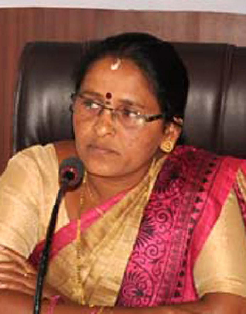 Chikkamagaluru Zilla Panchayat president Sujatha Krishnappa