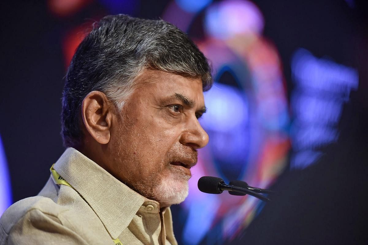 Naidu talked elaborately on the misuse of electoral bonds and demonetization, a state government release said. PTI File photo