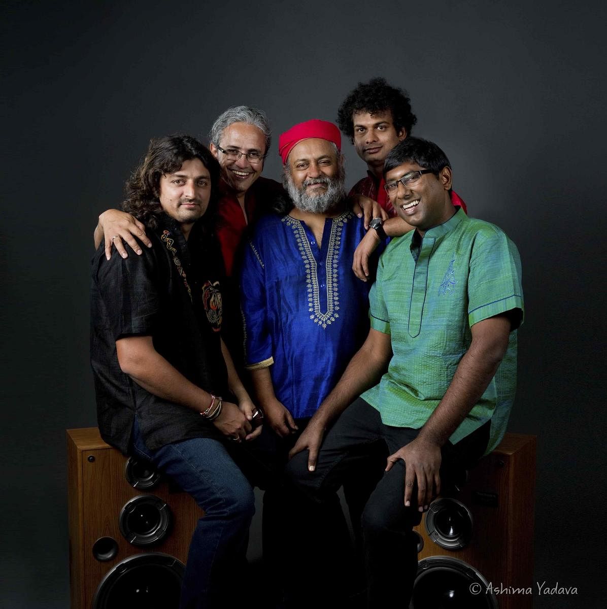 (From left) Amit Kilam, Himanshu Joshi, Rahul Ram, Tuheen Chakravorty and Nikhil Rao.