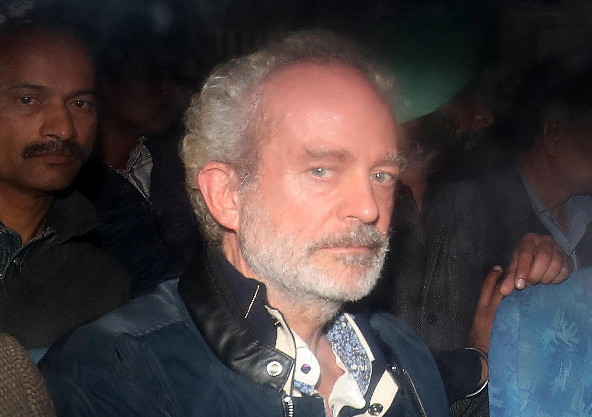 Christian Michel James, alleged middleman arrested in the graft-tainted AgustaWestland VVIP chopper deal. (Reuters File Photo)