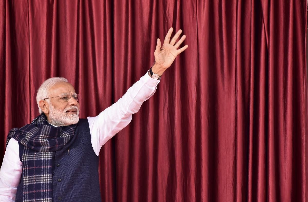 Prime Minister Narendra Modi on Saturday launched a number of central government projects in Odisha worth more than Rs 4,500 crore. AFP File photo