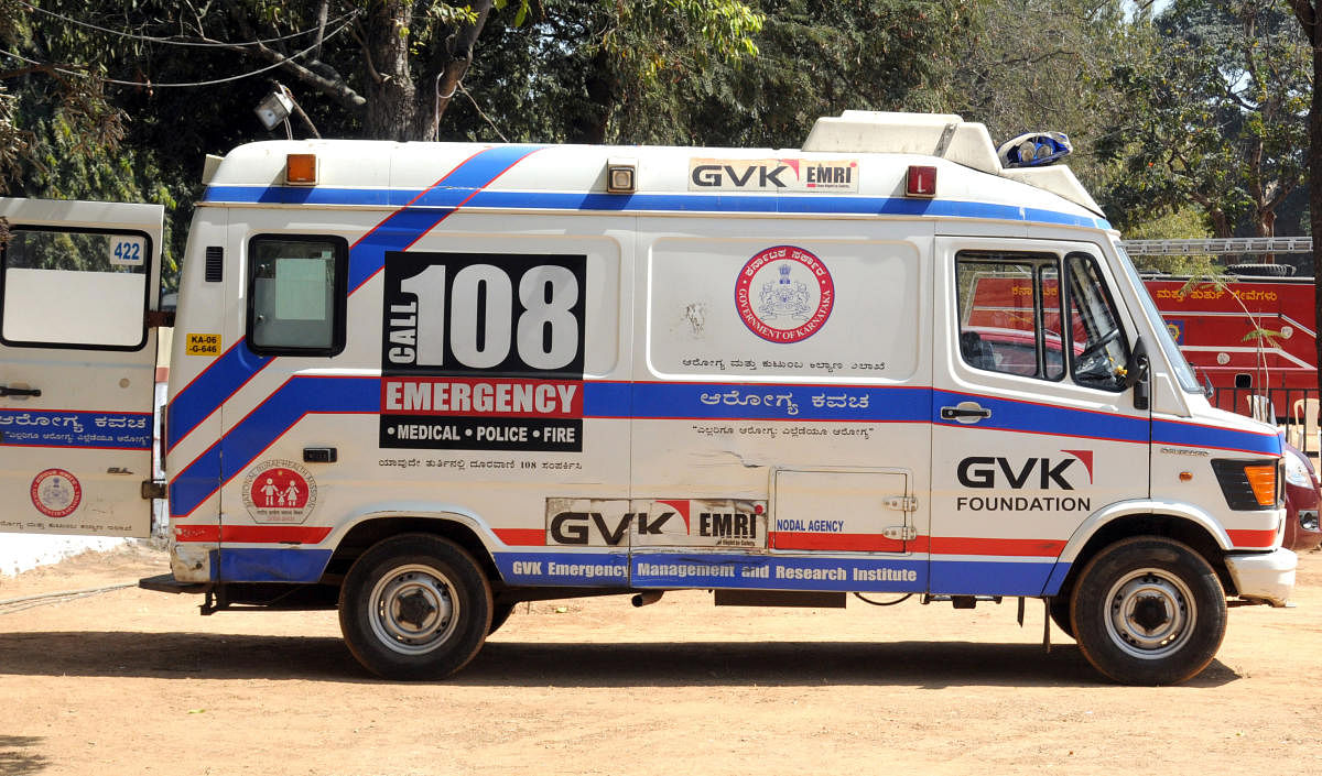 At present, Karnataka has 711 Arogya Kavacha ambulances and 800 others are managed by individual government hospitals. DH File Photo