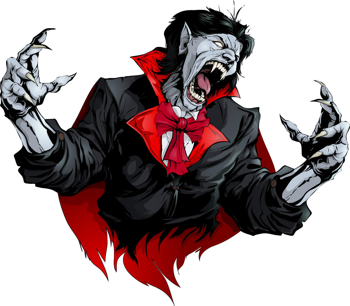 A depiction of the vampire Dracula.