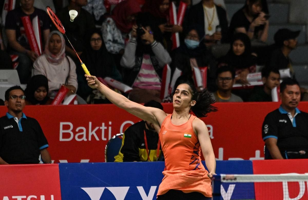 Indian ace Saina Nehwal. AFP photo