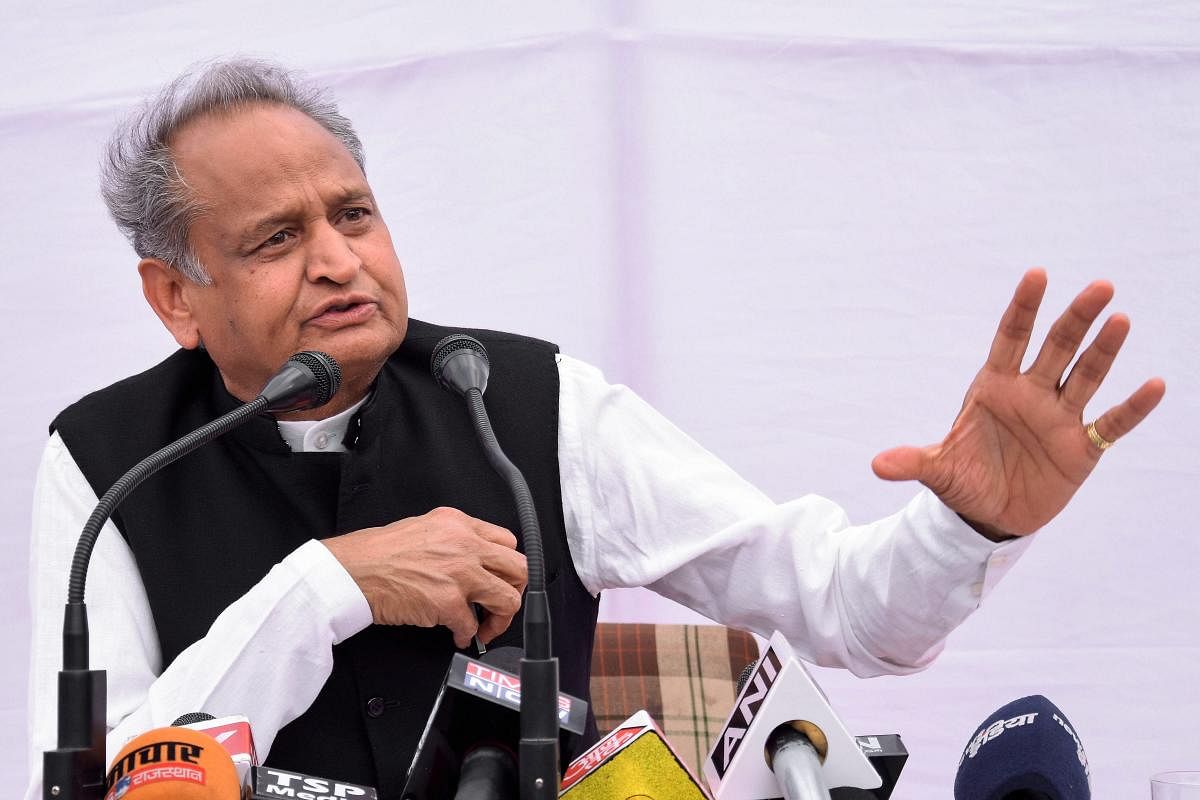 Rajasthan Chief Minister Ashok Gehlot demanded that the Model Code of Conduct (MCC) be reviewed keeping in view public interest and welfare. (PTI Photo)