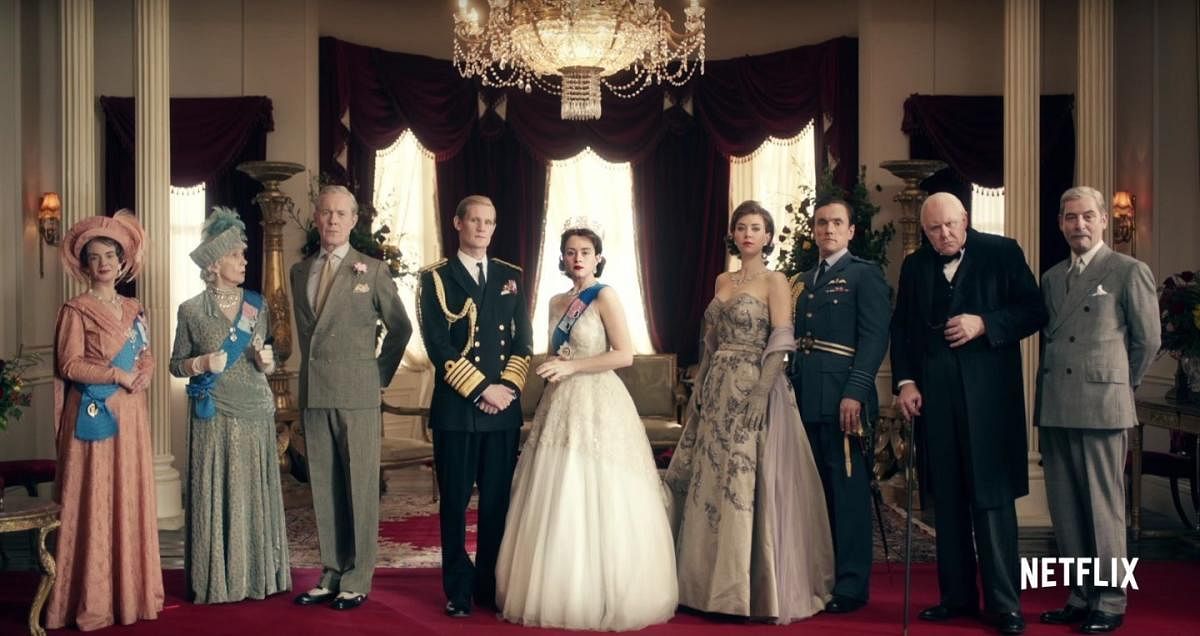 The Crown chronicles the life of Queen Elizabeth II (Claire Foy) from the 1940s to present times.