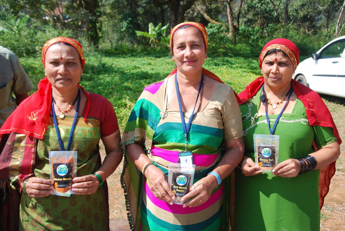 Women Kaluru, who had been affected by the natural calamity in Kodagu, have turned entrepreneurs by releasing ‘Yashaswi’ spices, initiated by ‘Project Coorg’.
