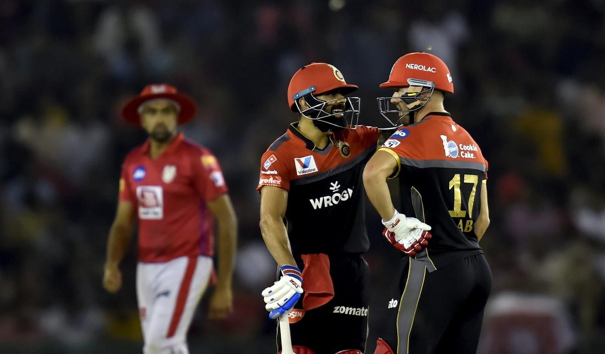 PILLARS OF STRENGTH: RCB cannot afford to over-depend on the duo of Virat Kohli and AB de Villiers. PTI
