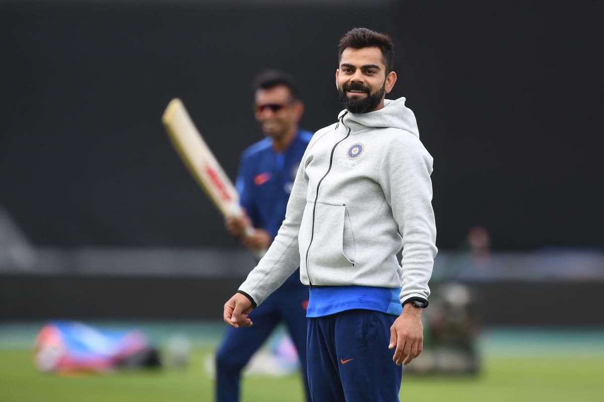 As captain and as a batsman it will be a test of Virat Kohli's character over the next one and half months in the World Cup. AFP