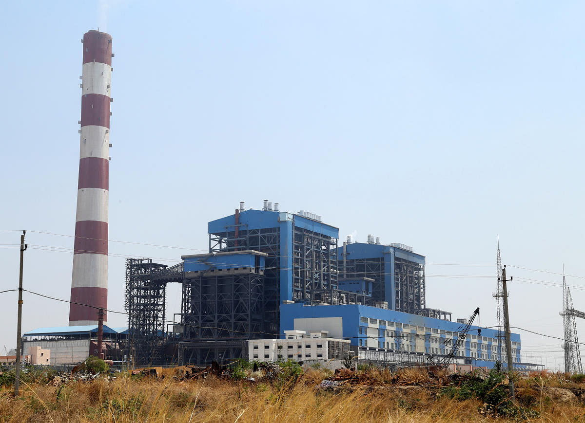 The Yeramarus Thermal Power Station (YTPS) situated near Raichur.