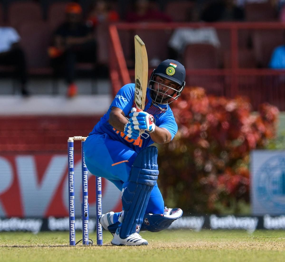 Rishabh Pant has been guilty of gifting his wicket away by playing rash shots when it is not necessary to do so. AFP File Photo