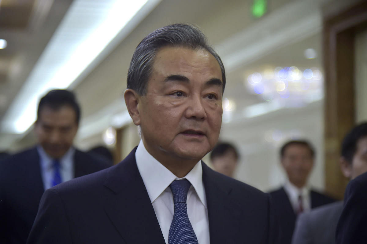 China's Foreign Minister Wang Yi. AFP file photo