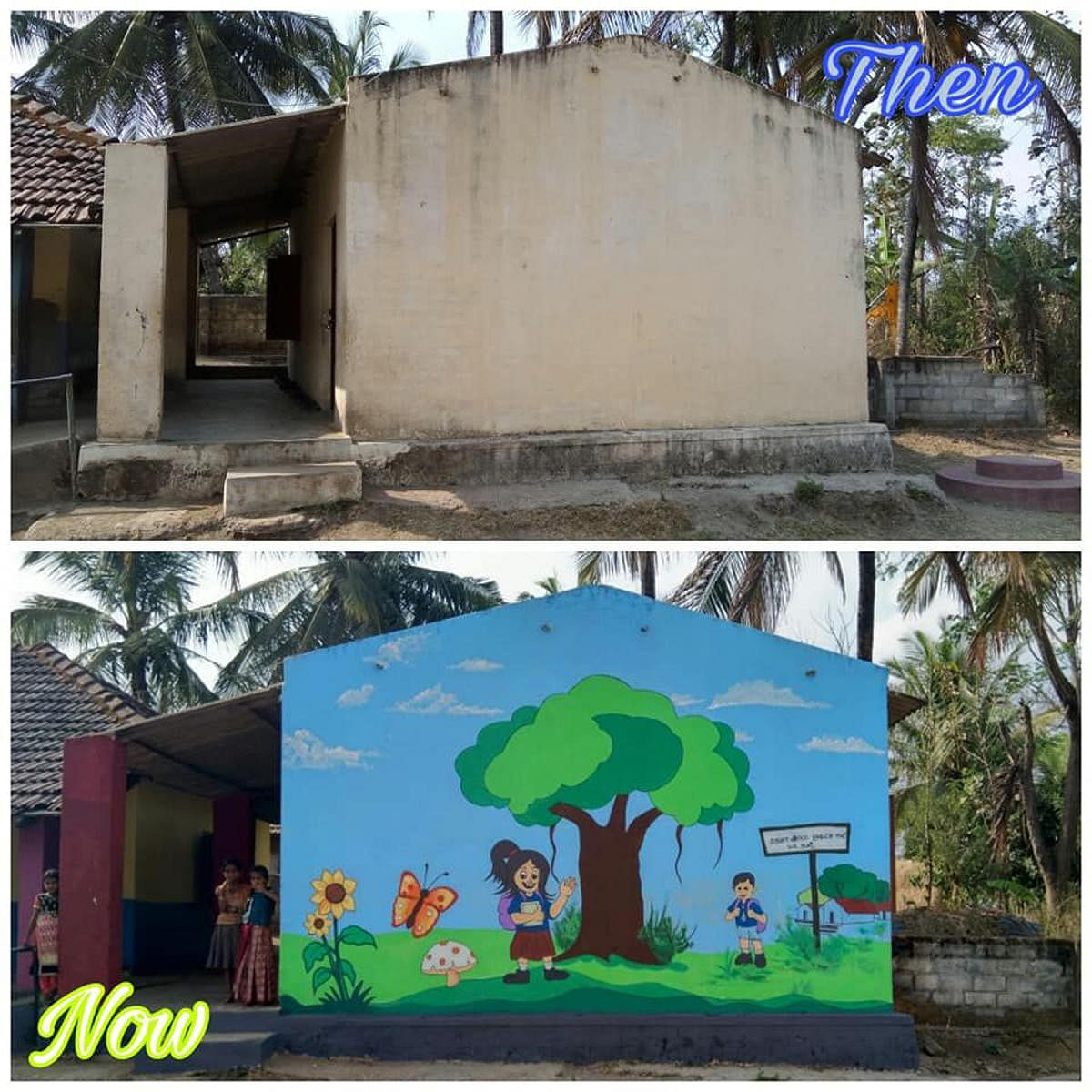 The organisations have already beautified over 18 schools for the past one year at 18 villages in Bengaluru Rural district. Special arrangement