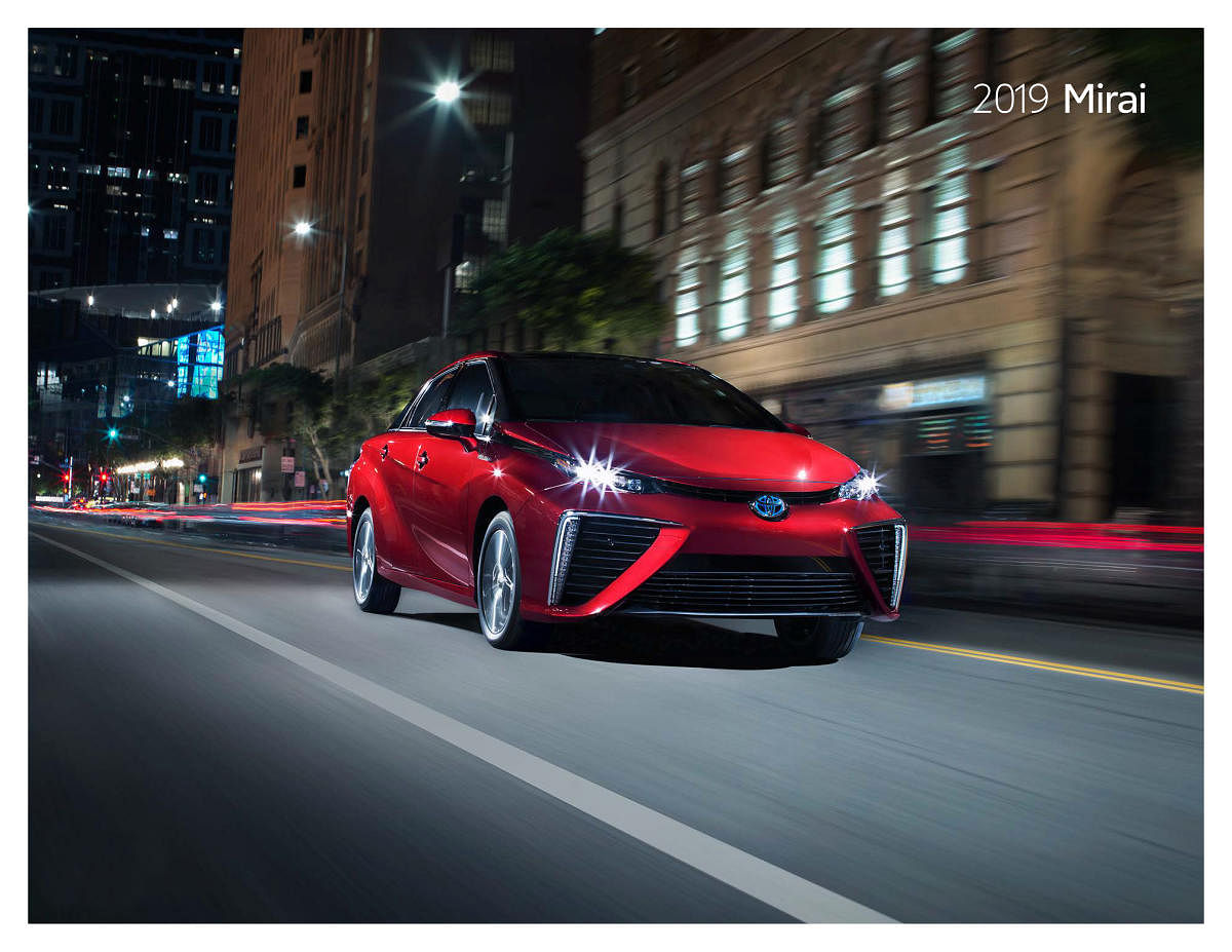 Toyota Mirai currently sold in the us and Japan